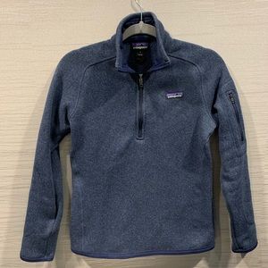 Patagonia quarter zip sweater/jacket in navy